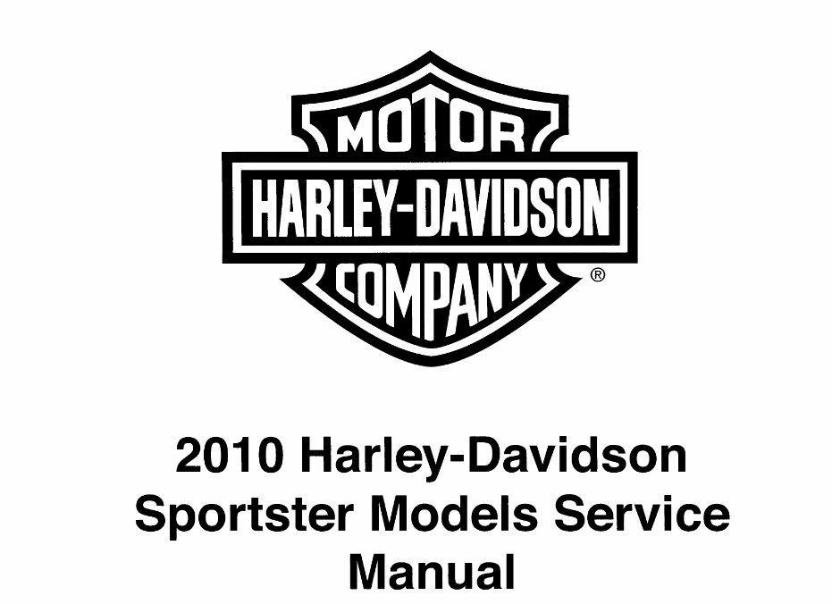 2010 Harley-Davidson Sportster Forty-Eight Service & Repair Manual preview img 1