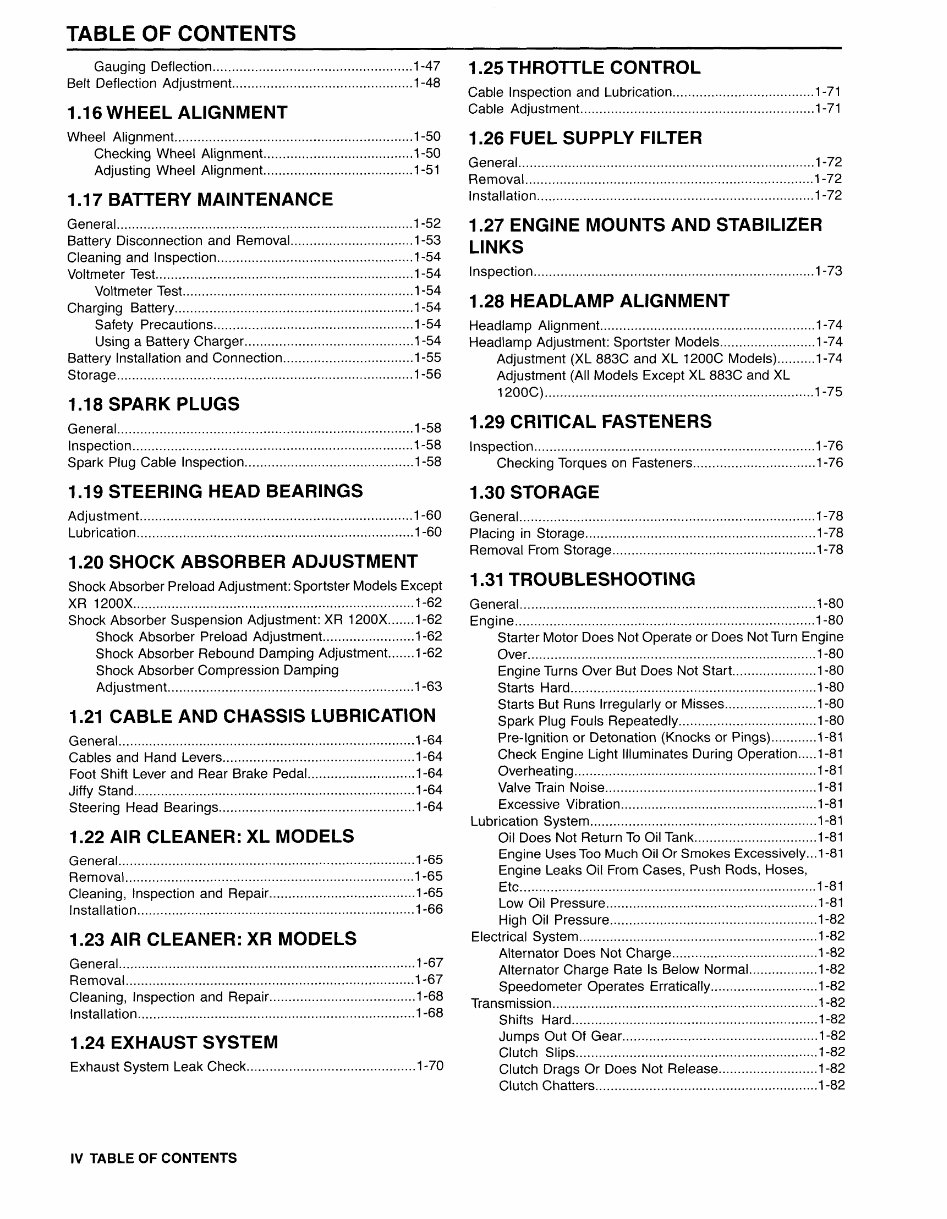 2010 Harley-Davidson Sportster Forty-Eight Service & Repair Manual preview img 5