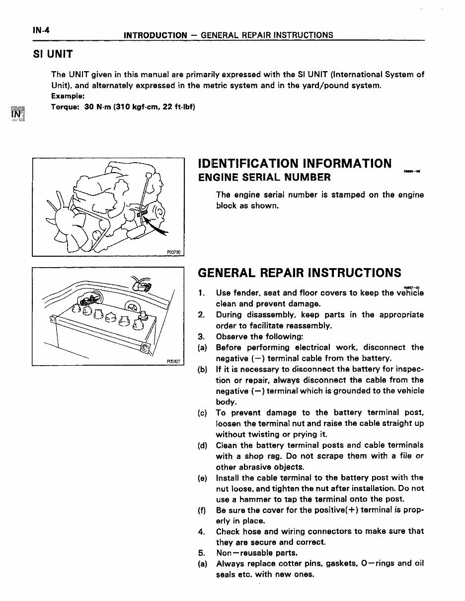 4.5L 1FZ-F & 1FZ-FE Engine Workshop Service Repair Manual preview img 4
