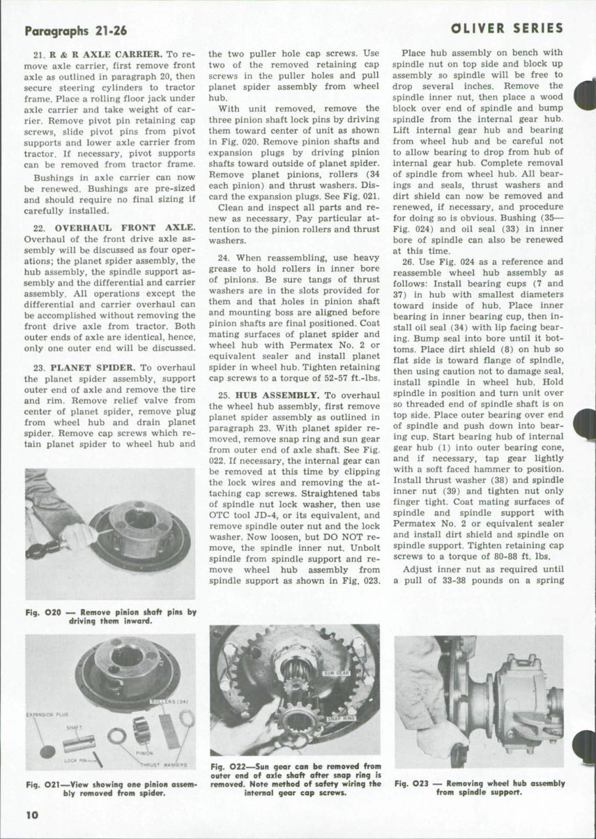 1750-1950 Oliver & Cockshutt Service & Repair Manual preview img 9