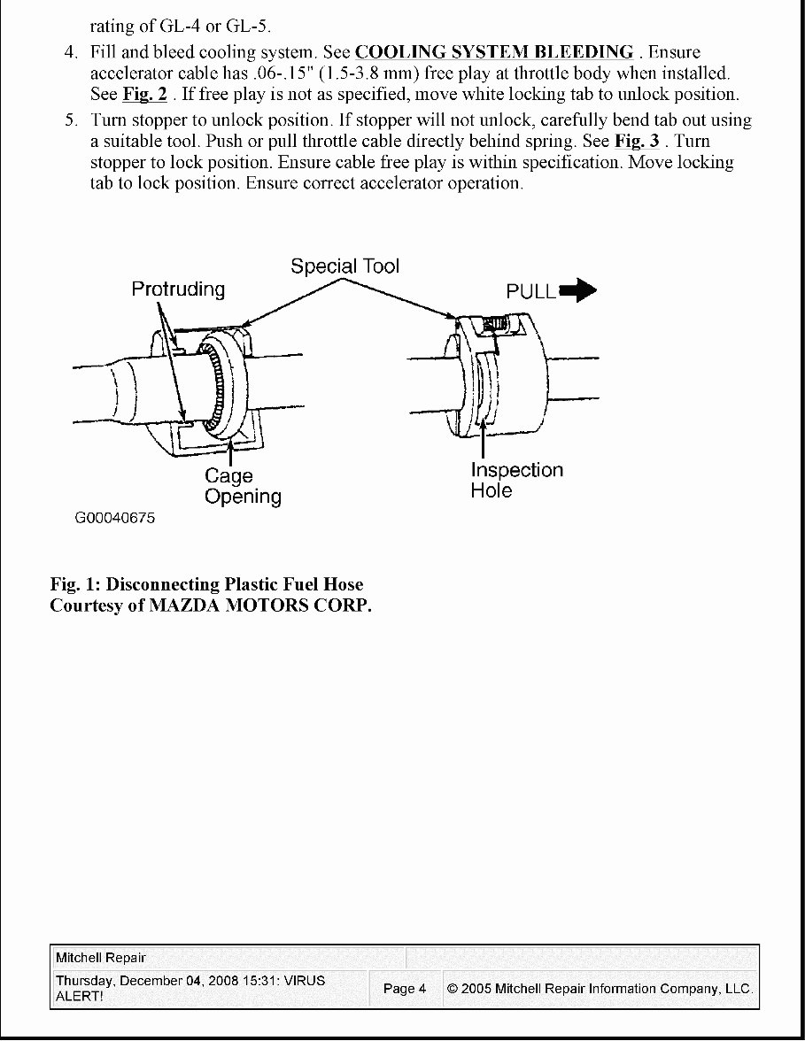2000-2006 Mazda MPV Service & Repair Manual preview img 4
