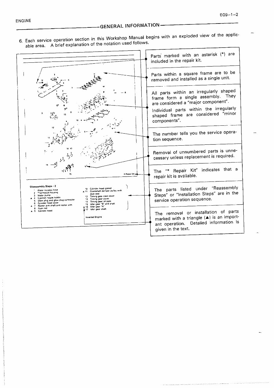 Isuzu 4BD1, 4BD1T, 6BB1, 6BD1, 6BD1T Engine Complete Workshop Service Repair Manual preview img 9