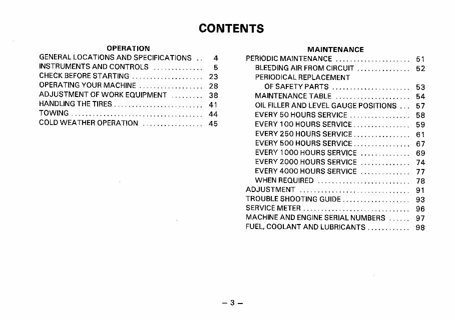 Komatsu WA180-1 Wheel loader service repair manual preview img 4