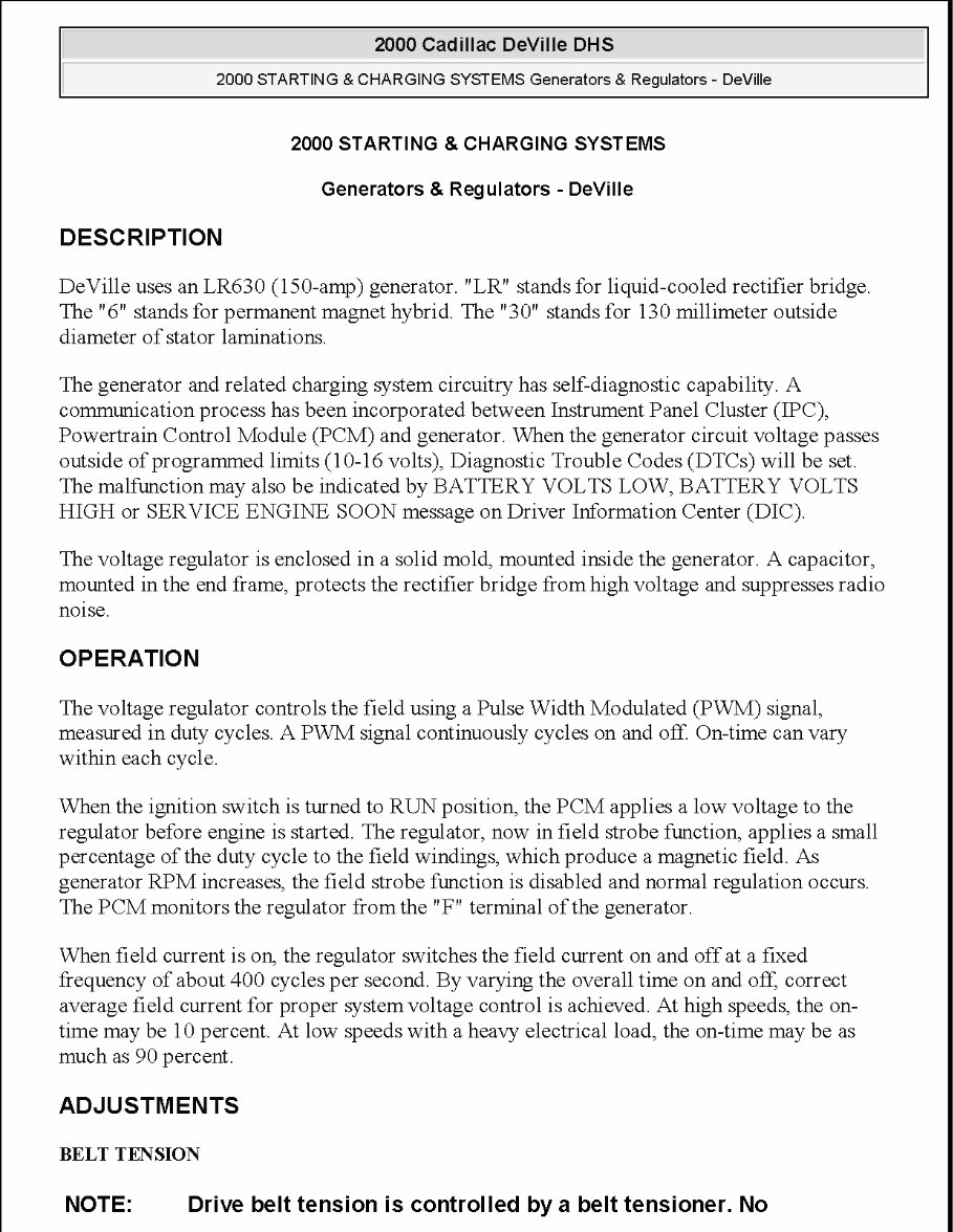 2003 Cadillac Deville Service & Repair Manual Software preview img 1