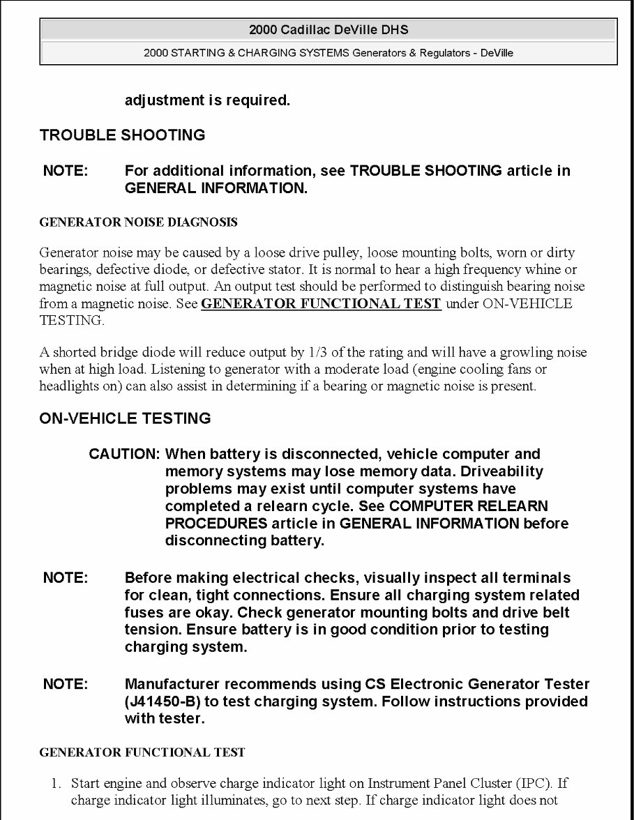 2003 Cadillac Deville Service & Repair Manual Software preview img 2