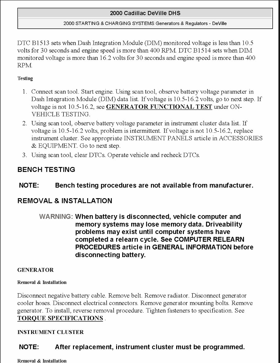 2003 Cadillac Deville Service & Repair Manual Software preview img 6