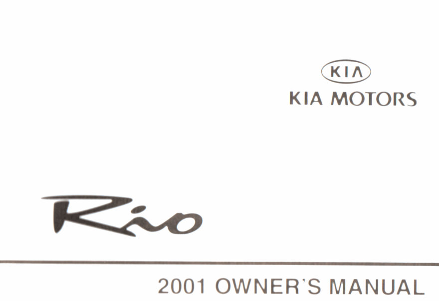 2002 KIA Rio Workshop Service Repair Manual preview img 1