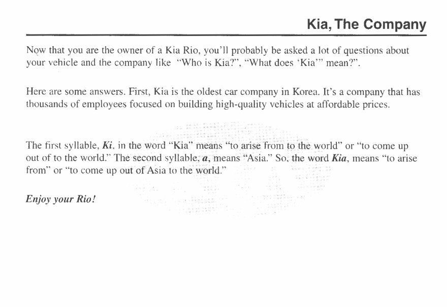 2002 KIA Rio Workshop Service Repair Manual preview img 2