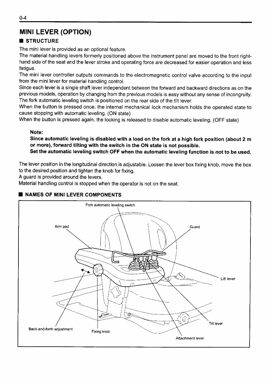 Toyota Diesel Forklift Truck 7FD35, 7FD40, 7FDK40, 7FD45, 7FDA50 Workshop Service Manual preview img 5