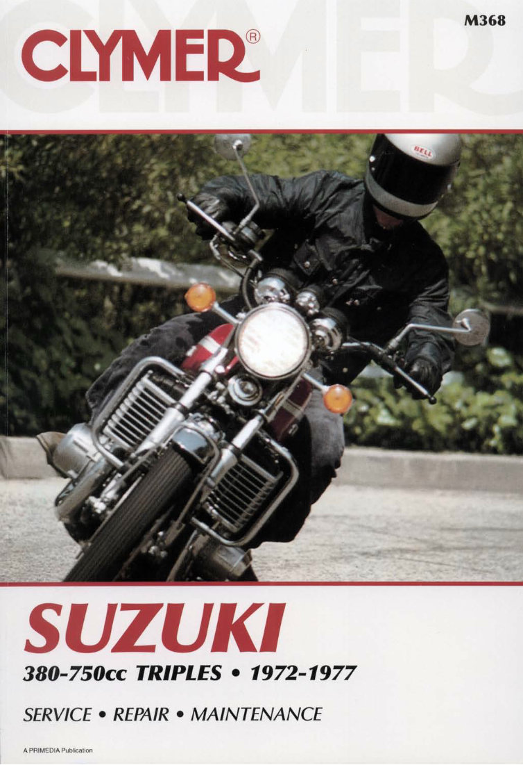 1972-1977 Suzuki GT380 GT 380 Motorcycle Service & Repair Manual preview img 1