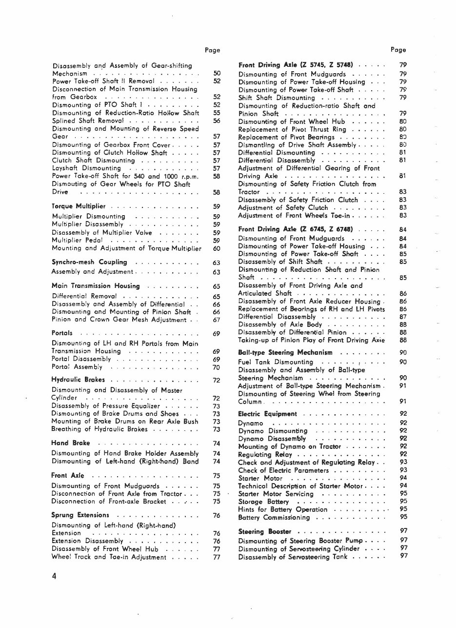 Zetor 4712/4718/5711/5718/5745/5748/6711/6718/6745/6748 Tractors OEM Service & Repair Manual preview img 5