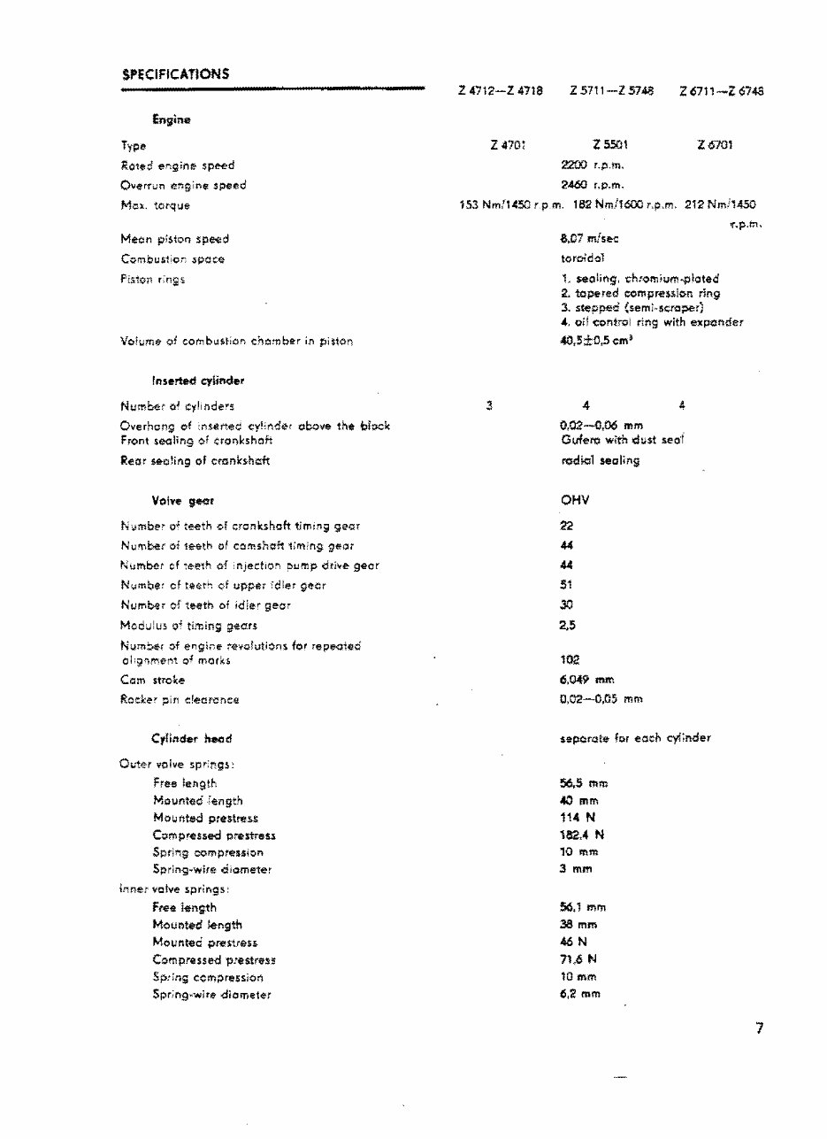 Zetor 4712/4718/5711/5718/5745/5748/6711/6718/6745/6748 Tractors OEM Service & Repair Manual preview img 8