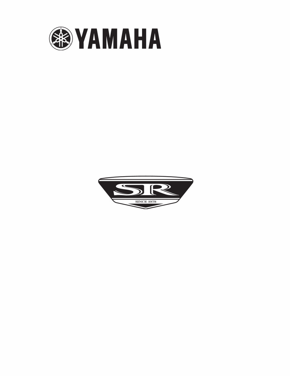 2014-2015 Yamaha SR400 Motorcycle Service & Repair Manual preview img 1