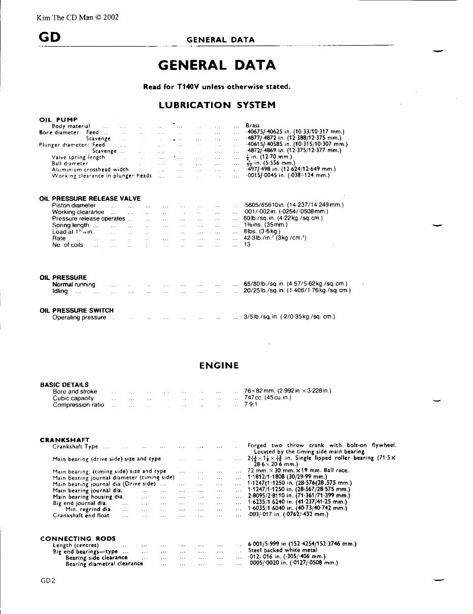 Triumph Bonneville T140V T140E 1973-1988 Service Manual preview img 10