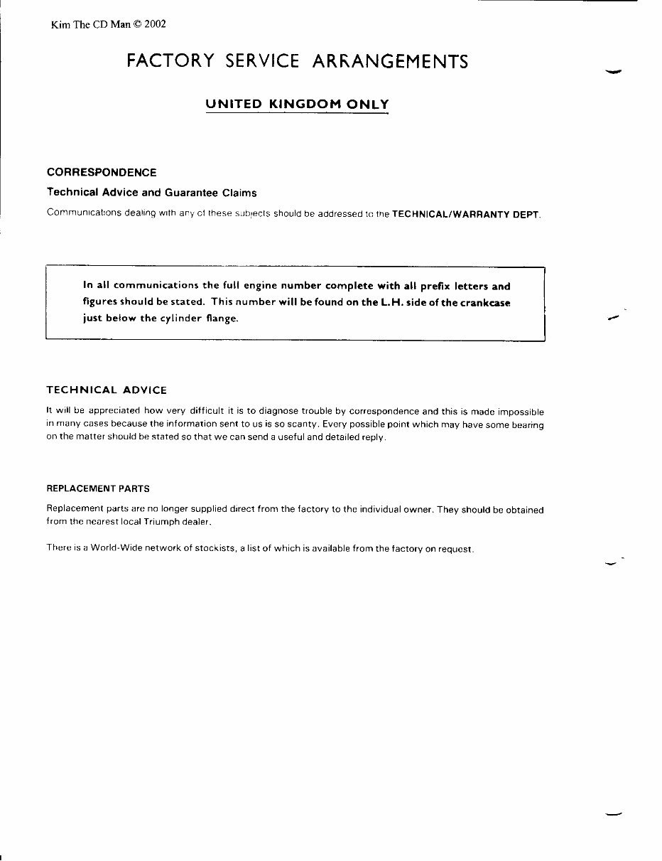 Triumph Bonneville T140V T140E 1973-1988 Service Manual preview img 4