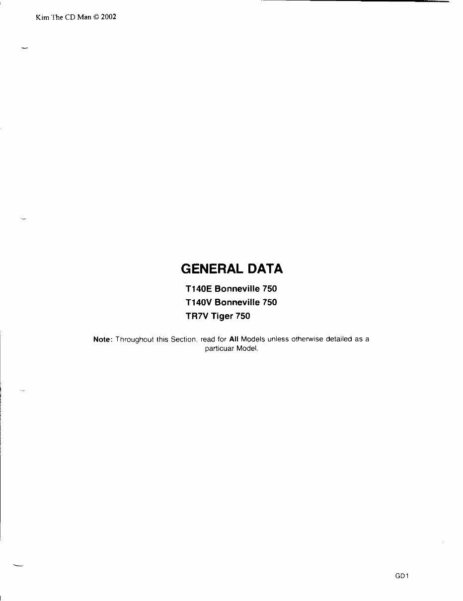 Triumph Bonneville T140V T140E 1973-1988 Service Manual preview img 9