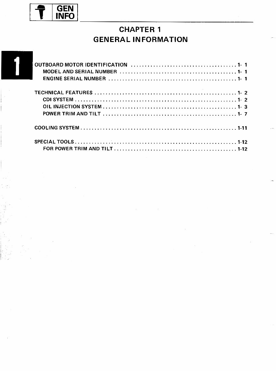 1984-1993 Yamaha 40 50hp 2 Stroke Outboard Repair Manual preview img 7