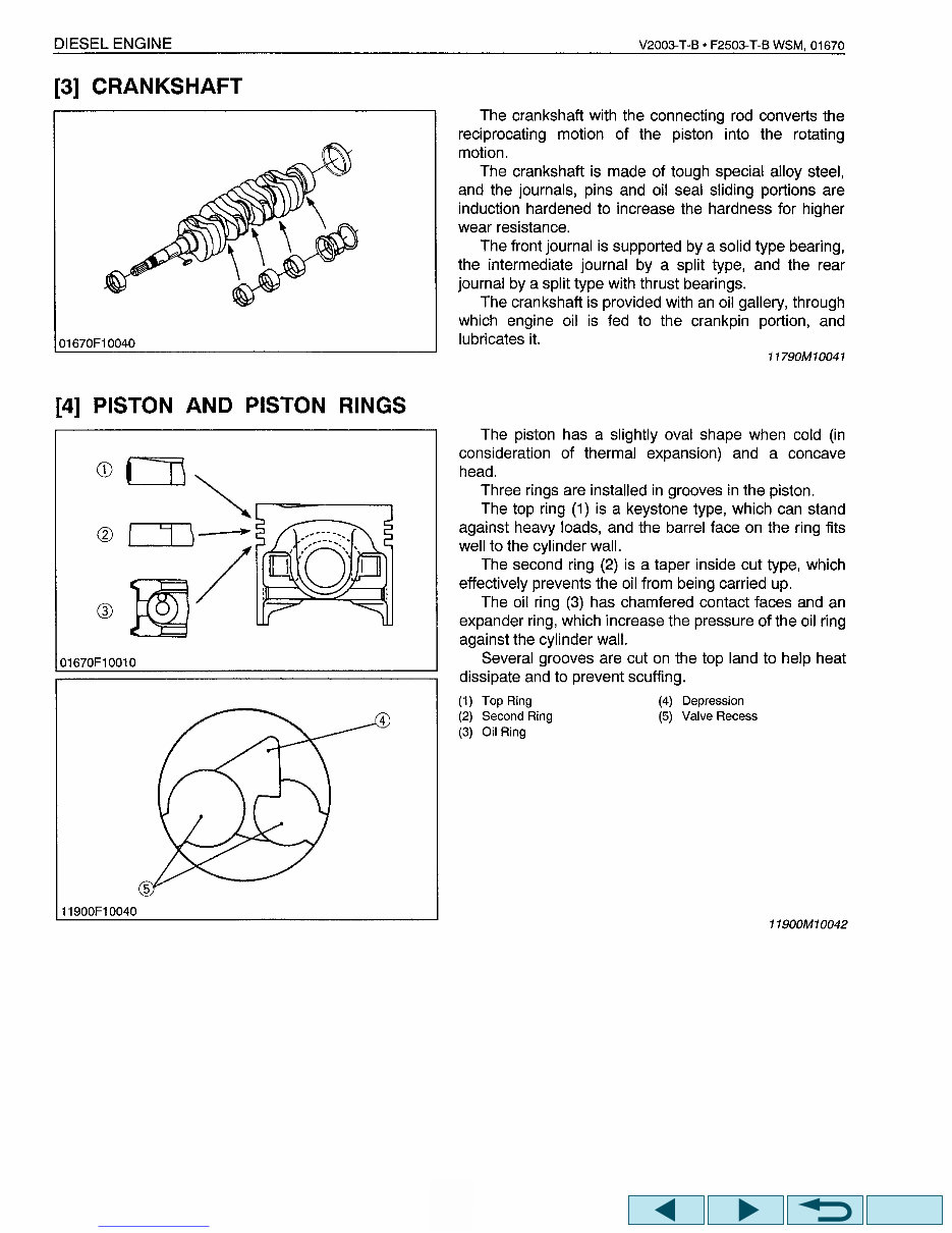 KUBOTA V2003 TB F2503 TB Diesel Engine Full Service & Repair Manual preview img 10