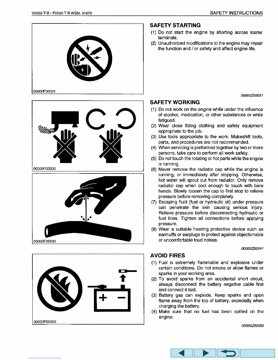 KUBOTA V2003 TB F2503 TB Diesel Engine Full Service & Repair Manual preview img 5