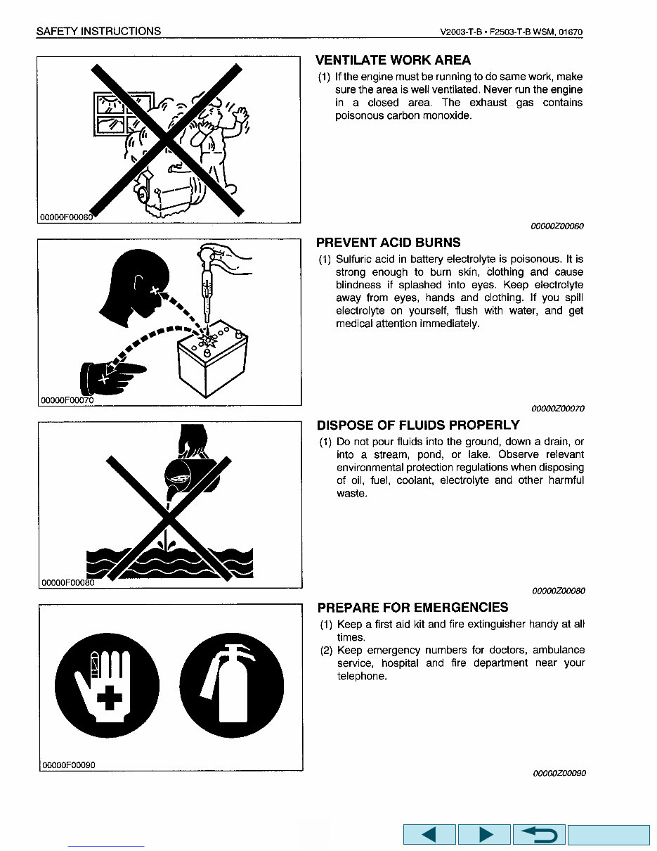 KUBOTA V2003 TB F2503 TB Diesel Engine Full Service & Repair Manual preview img 6