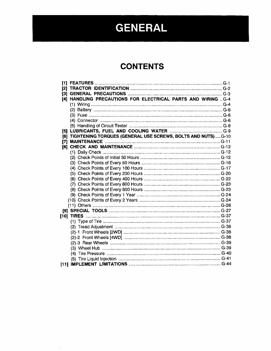 Kubota M4700/M5400 Tractor Service & Repair Manual preview img 10