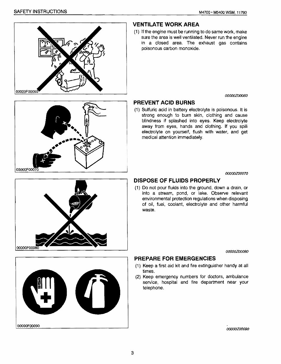 Kubota M4700/M5400 Tractor Service & Repair Manual preview img 3