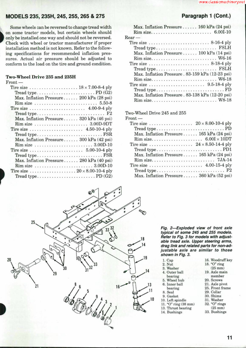 Case IH 275 Tractor Workshop Service Manual Repair preview img 7