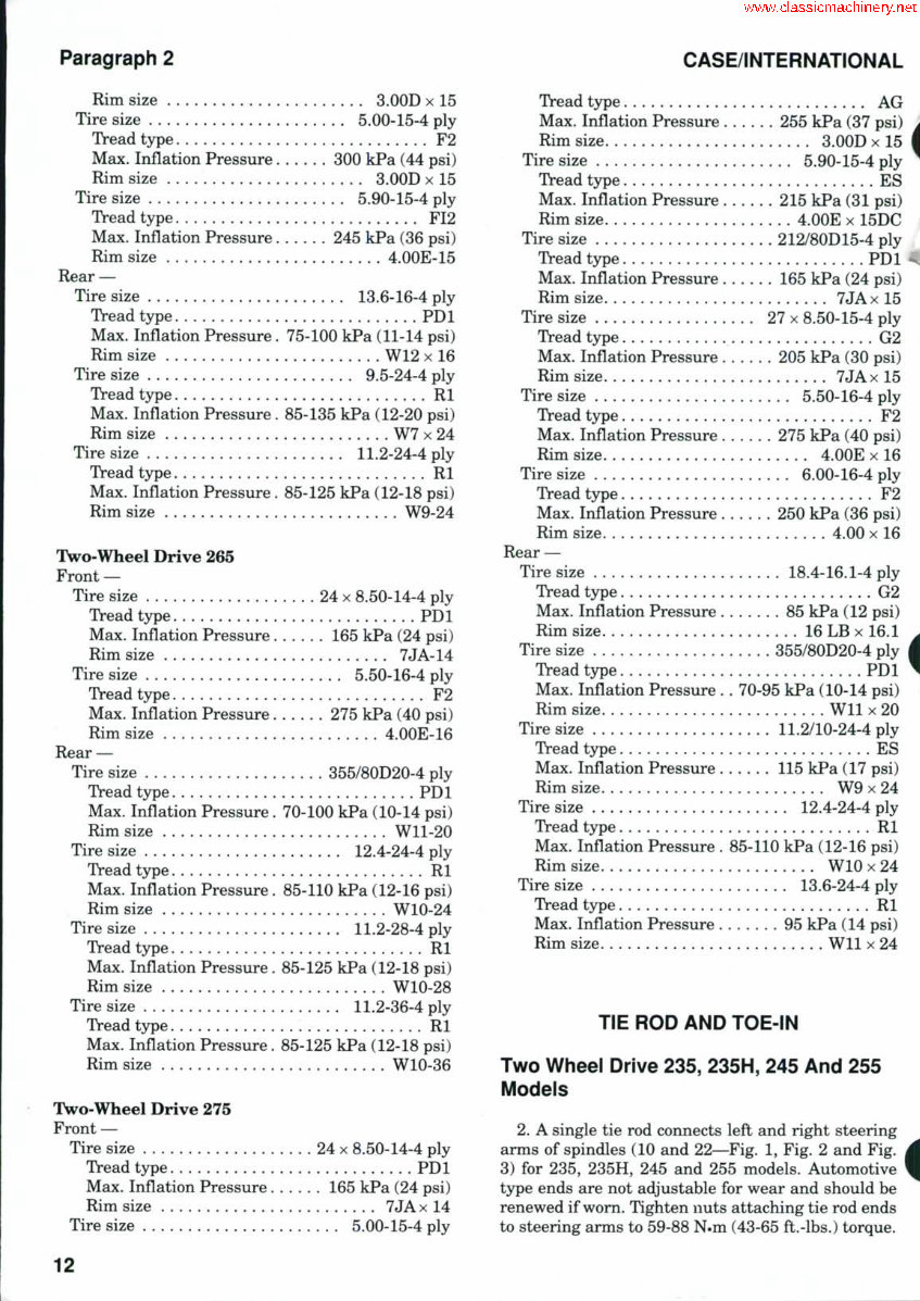 Case IH 275 Tractor Workshop Service Manual Repair preview img 8