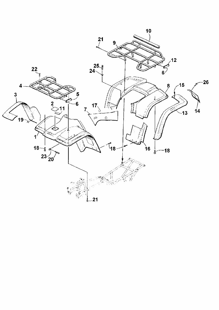 Arctic Cat 2001 500 CC Automatic Transmission GREEN A2001ATM4BUSG [Parts Manual] preview img 3
