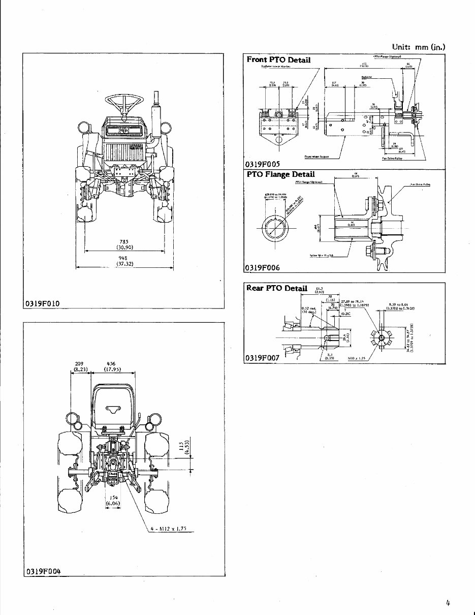 Kubota B5200/B6200/B7200/B6200HST/B7200HST Tractors OEM Service & Repair Manual preview img 7