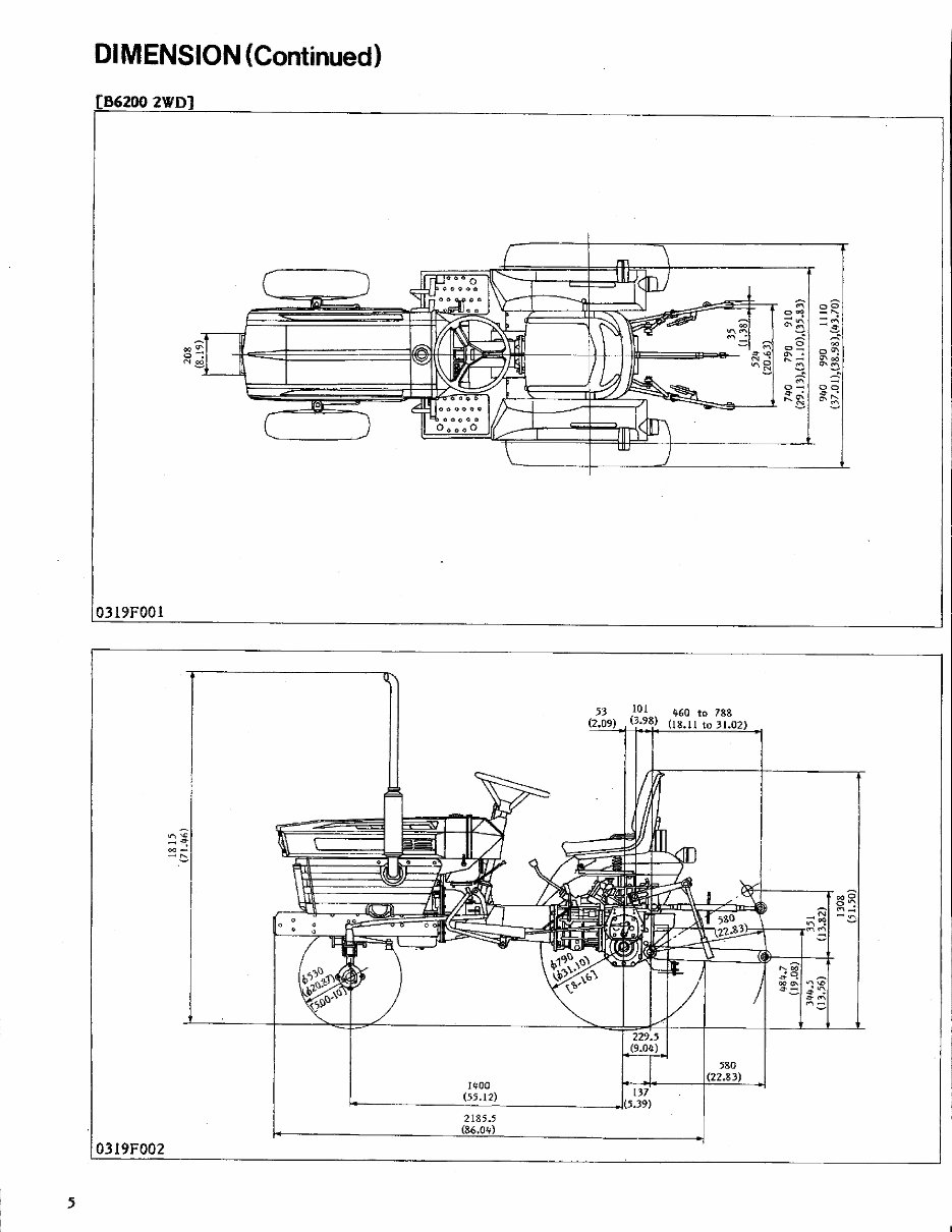 Kubota B5200/B6200/B7200/B6200HST/B7200HST Tractors OEM Service & Repair Manual preview img 8