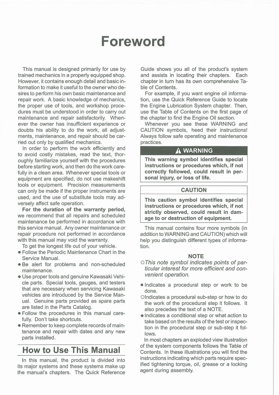 2009 Kawasaki Mule 4010 KAF620 UTV Service & Repair Manual preview img 6