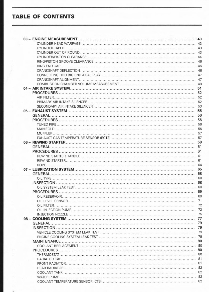 2008 Ski-Doo MXZ Trail 500SS Service & Repair Manual preview img 2