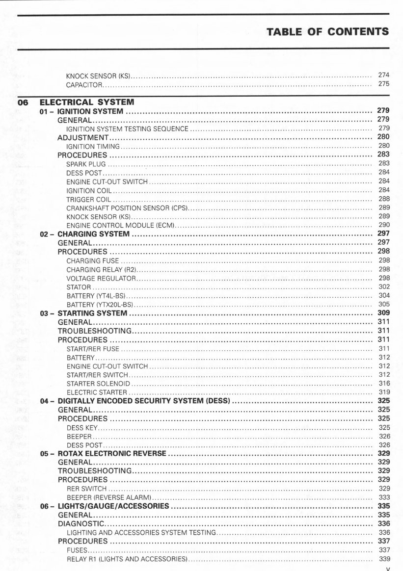 2008 Ski-Doo MXZ Trail 500SS Service & Repair Manual preview img 5
