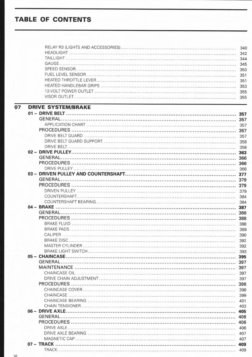 2008 Ski-Doo MXZ Trail 500SS Service & Repair Manual preview img 6