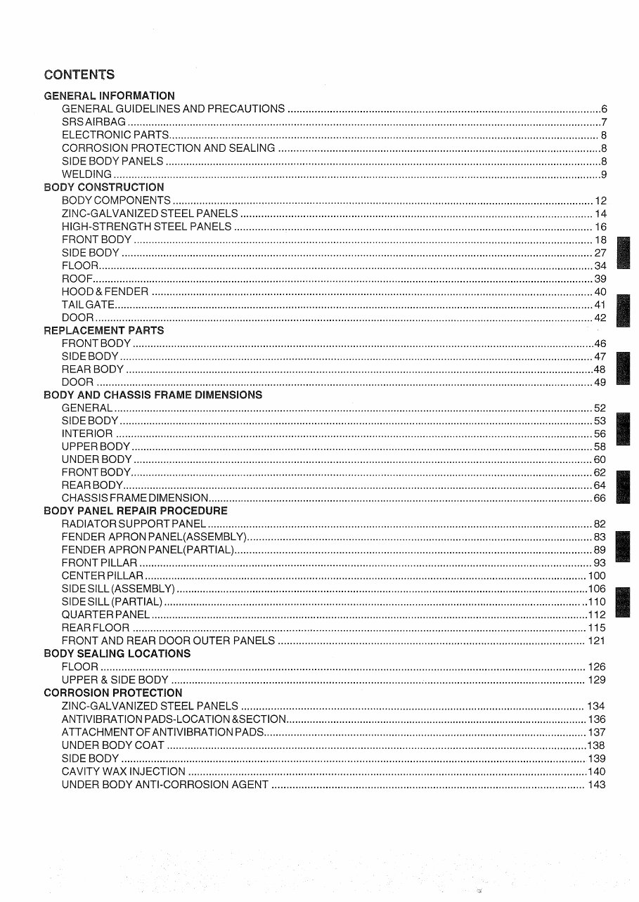 2001-2007 Hyundai Terracan Service & Repair Manual preview img 1