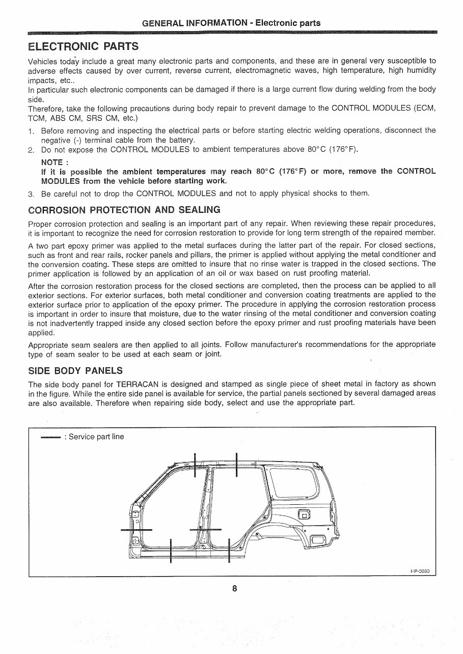 2001-2007 Hyundai Terracan Service & Repair Manual preview img 5