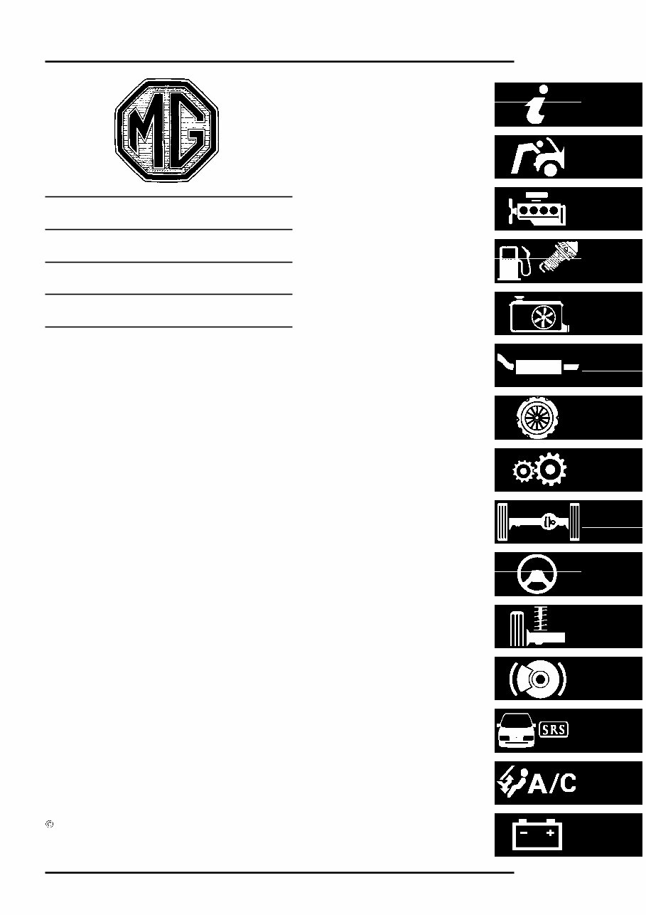 1996-2001 MG Rover Service & Repair Manual preview img 2
