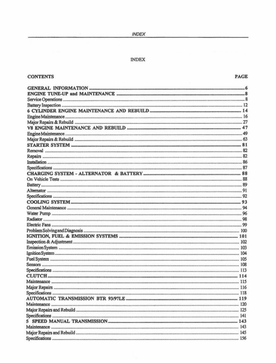 1998-2003 Ford Falcon AU Series I II III XR6 XR8 Service & Repair Manual preview img 2