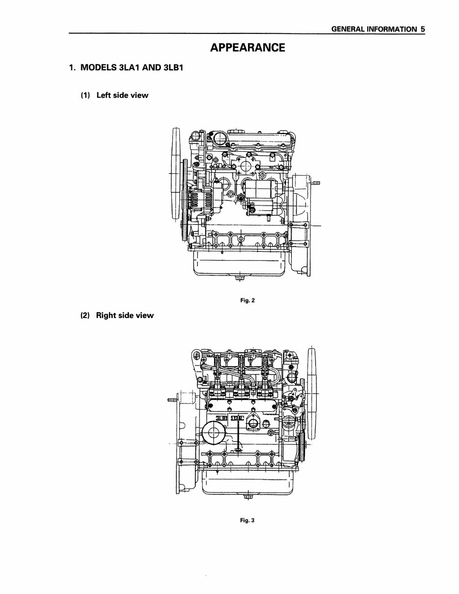 Isuzu 3LA1/3LB1/3LD1 Diesel Engines OEM Service & Repair Manual preview img 10