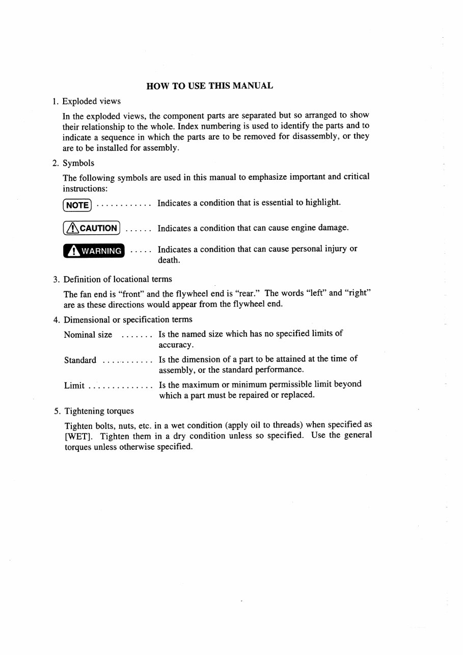MITSUBISHI Engine SL S3L S3L2 S4L S4L2 Workshop Shop Manual preview img 4