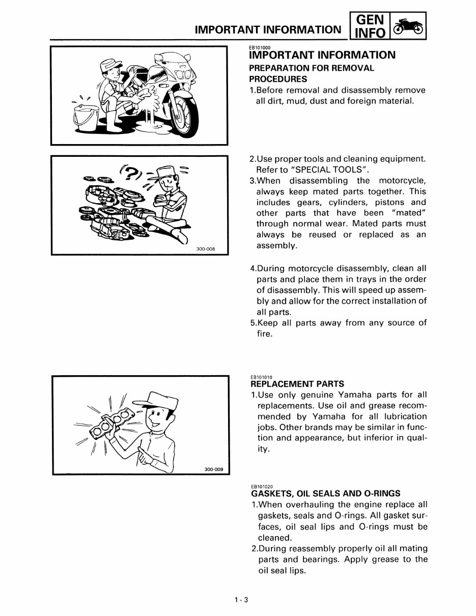 1997-2007 Yamaha YZF600R Thundercat YZF 600R Service Manual preview img 10
