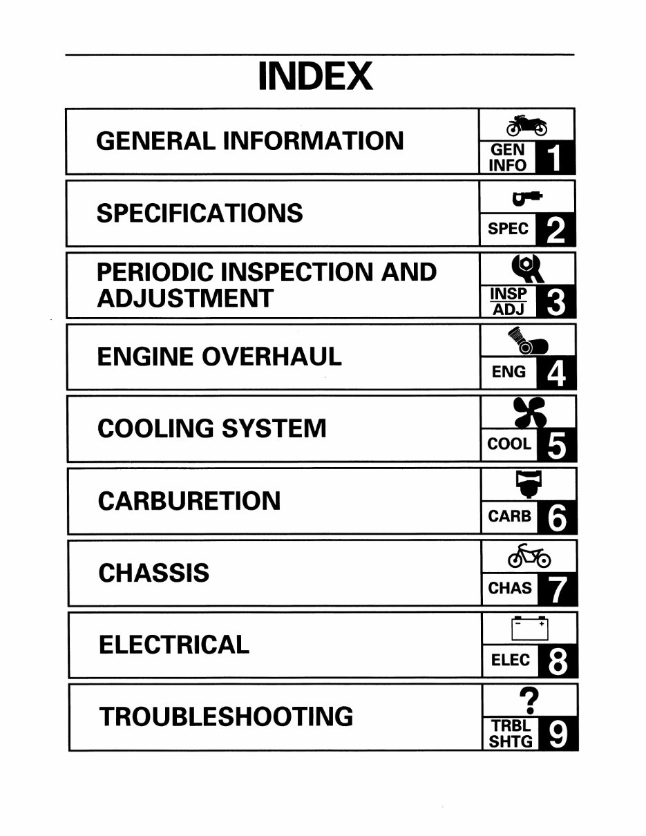 1997-2007 Yamaha YZF600R Thundercat YZF 600R Service Manual preview img 6