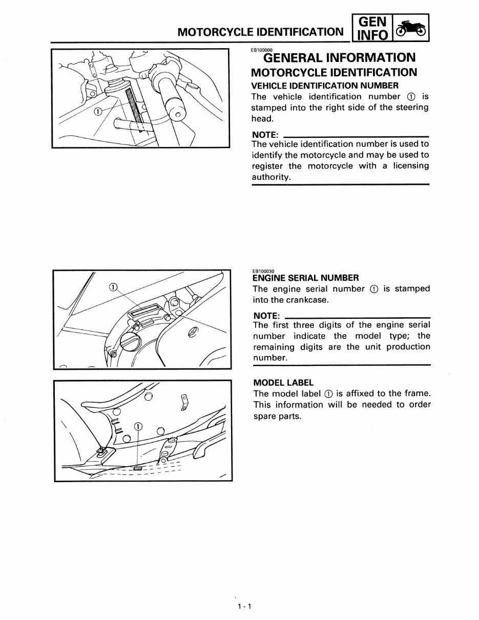 1997-2007 Yamaha YZF600R Thundercat YZF 600R Service Manual preview img 8