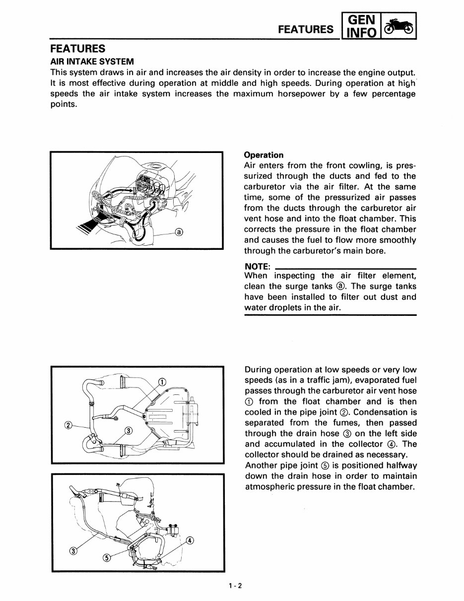 1997-2007 Yamaha YZF600R Thundercat YZF 600R Service Manual preview img 9