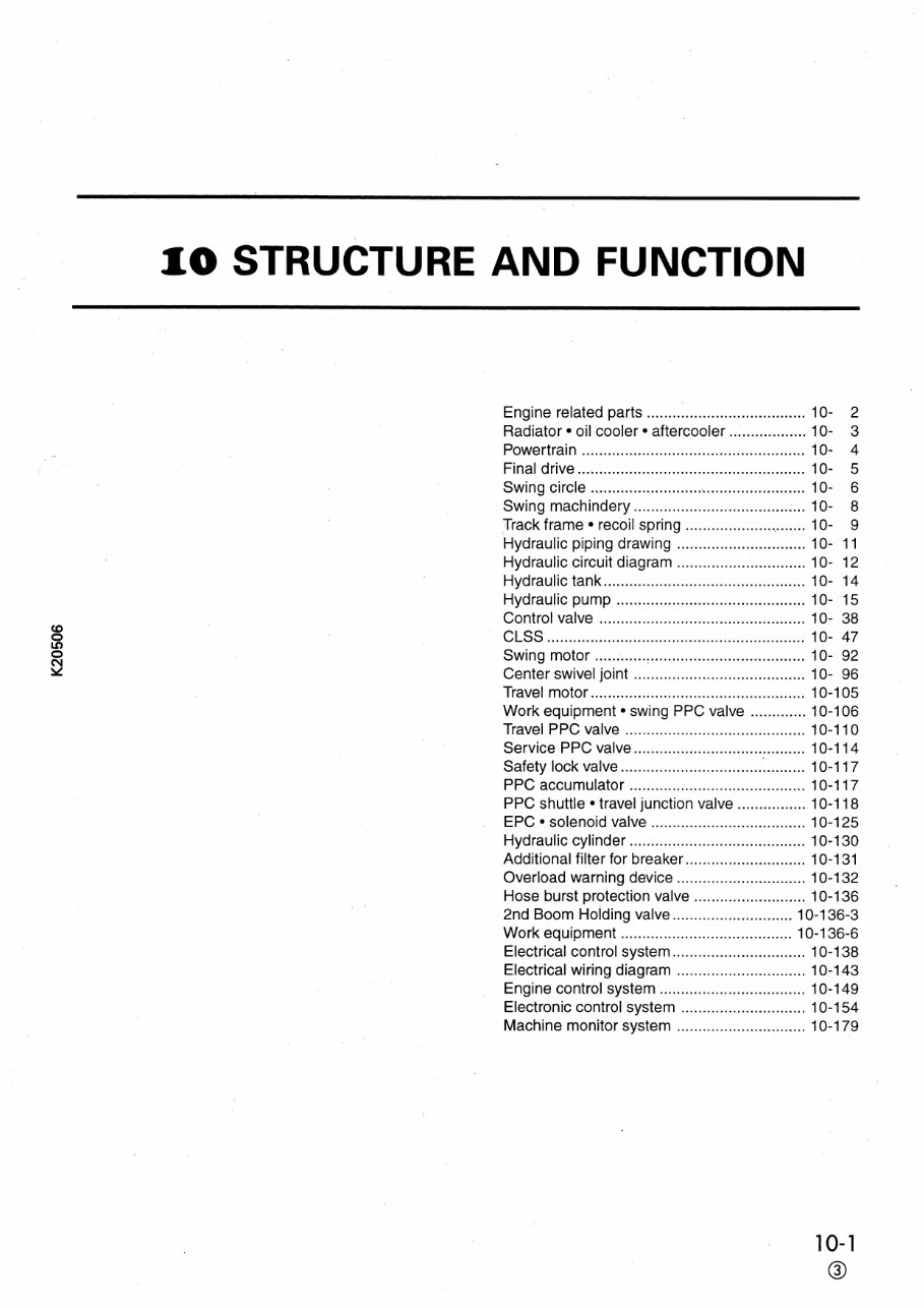  Komatsu PC240 PC240LC PC240NLC-6K Excavator Service Shop Manual preview img 7