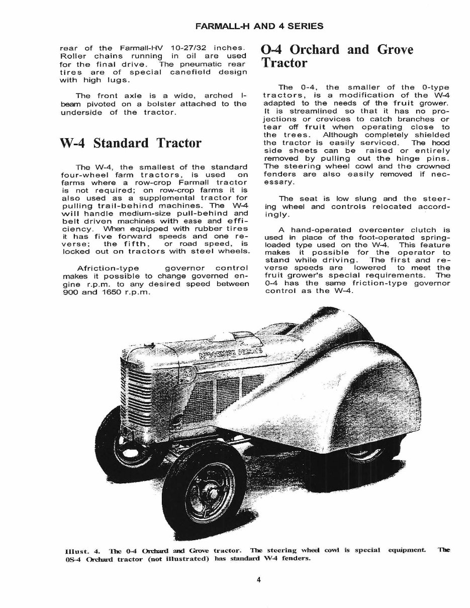 1939-1953 McCormick Farmall H/HV Tractors OEM Service & Repair Manual (+ Owners Manual & Parts Catalog) preview img 6