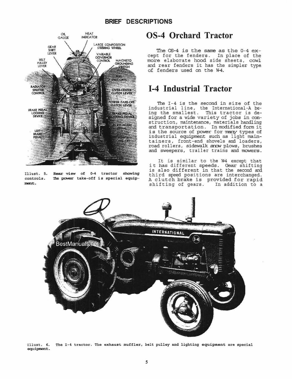 1939-1953 McCormick Farmall H/HV Tractors OEM Service & Repair Manual (+ Owners Manual & Parts Catalog) preview img 7