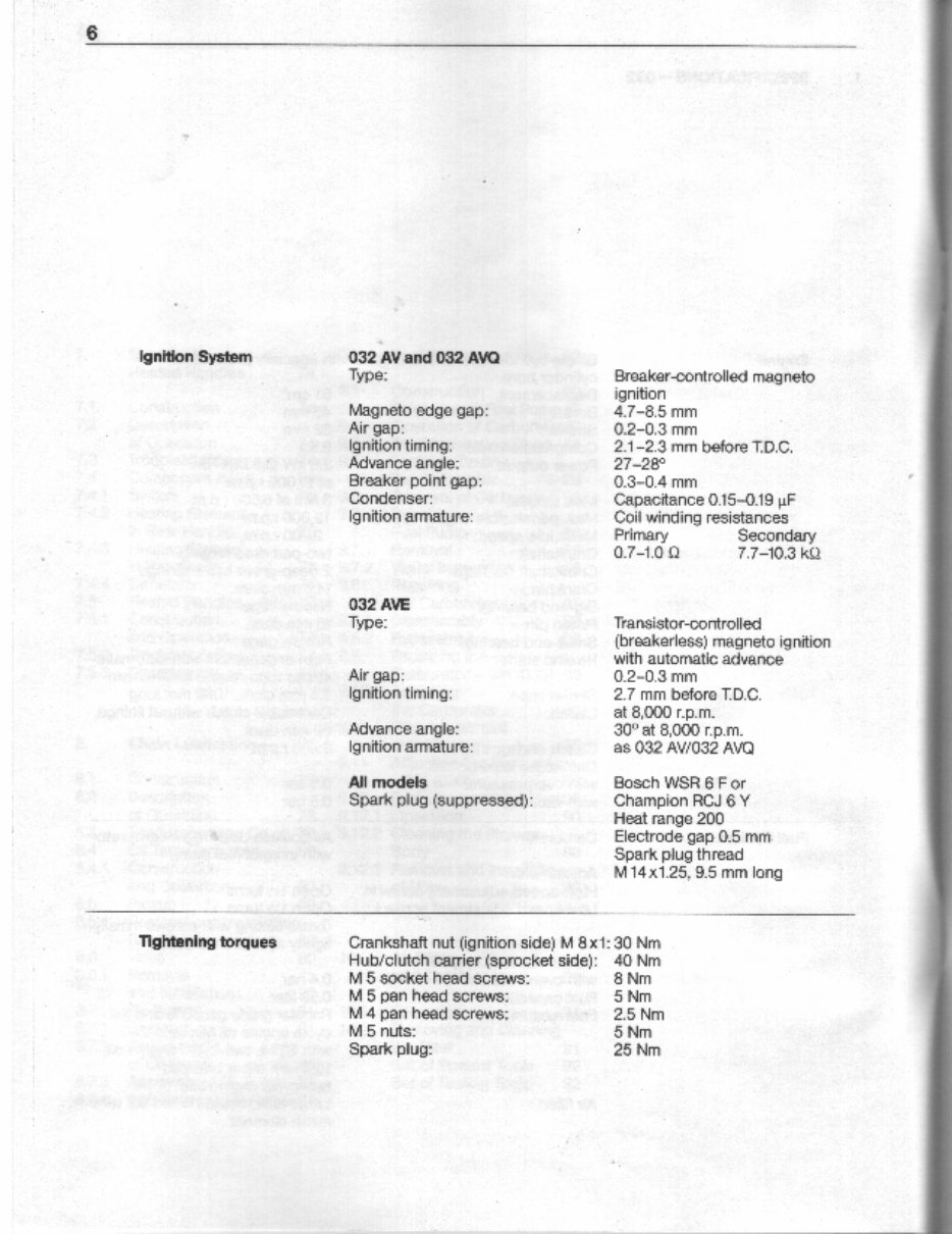 Stihl 030 031 032 Chain Saws Service Repair Workshop Manual preview img 7