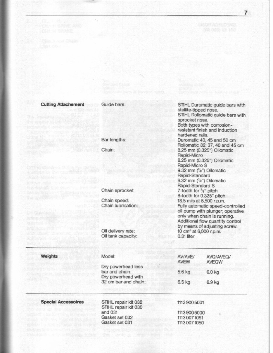 Stihl 030 031 032 Chain Saws Service Repair Workshop Manual preview img 8